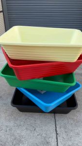 เหลี่ยม 240ลิตร อาบน้ำเด็ก กระบะทราย อ่างบัว อ่างเลี้ยงปลา อาบน้ำเด็ก ผสมปูน กระบะปูน