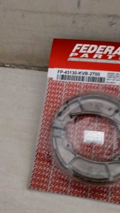 Kampas Rem Tromol & Cakram Depan Federal paket Tipe Kode KVB motor vario 110 karburator