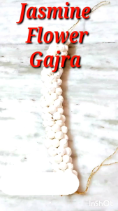 Artificial White Mogra Flower Hair Gajra kondai malli poo