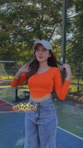 SM COLLECTIONN TOP ELYY LONGSLEVEE SHIRT BLOUSE ATASAN WANITA