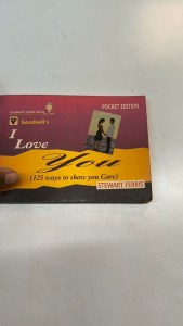 I Love You by Stewart Ferris | old unused book |self-help book