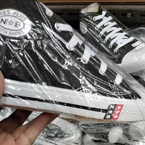 sepatu sekolah sdsmpsma nb bot hitam putih