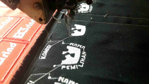 Emblem bordir logo KPU & Bet Lokasi