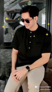 Baju Koko kurta premium distro excellent quality lengan pendek baju Koko couple ayah dan anak terlaris