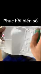 Miếng dán và số phục hồi biển số củ