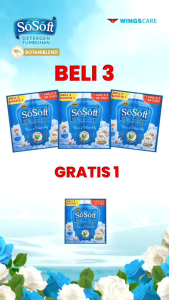 sabun cair sosoft 80 ml 1 renceng 16 pcs + piring cantik