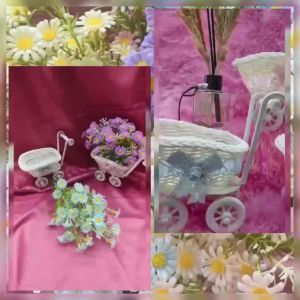 POT BUNGA DORONGAN BABY / VAS BUNGA KERANJANG BAYI / VAS DAN BUNGA MINI DAISY / BUNGA MINI DESI / KERANJANG PERMEN / KERANJANG ROTAN SERBAGUNA / FLOWER MINI DAISY / CUTE VASE / PKB89141529