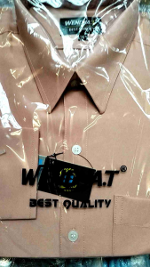 (COD)✅kemeja polos pria lengan panjang warna SALEM✅kemeja formal reguler fit✔️