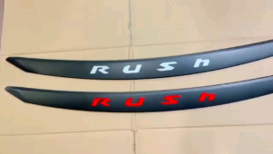 List Kap Mesin All New Rush 2018 2024 2025 2026 2027 GR SPORT Hood Molding Hitam Doff Putih Merah