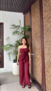 MILA ONE SET / SETELAN AIRFLOW / SET KEMBEN CELANA KULOT