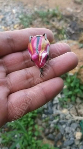 เหยื่อยางตกปลาmct  ขนาด 3.4 เซน เบ็ตสองทาง#1 sns 2 ใบหลิวขนาด 2 เซนฯ ดีดน้ำดี