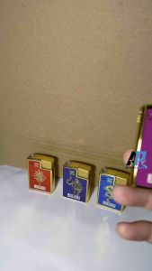 Bật Lửa Khò 999 Màu - Khò Tia Lửa Xanh- Vỏ Nhôm - Đít Có Bơm Ga