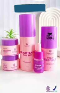 Glamoure Beauty Skincare - Paket Brightening Acne BPOM - Mencerahkan Wajah Flek Hitam Jerawat