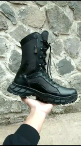 Sepatu pdl terbaru tni polisi security satpol PP safety boots terbaru tinggi 10 inc sepatu pdl ninja terbaru caanggo militery