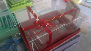 kotak hantaran seserahan pernikahan / box hantaran pernikahan lengkap 1 set isi4 tutup mika