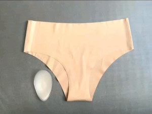 L บิกินี่ปิดกีบอูฐพร้อมซิลิโคนไร้กาวไซส์ L 38-40 นิ้ว