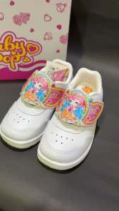 POPTEEN รองเท้านักเรียนอนุบาลหญิงป๊อปทีน รุ่น Baby Pop สีขาว