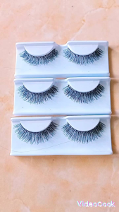 HAFIZAH bulu Mata Tiga Dimensi kode 3D20s isi Lusinan 12 Pasang Gratis Tutup Mika size shot