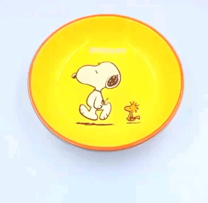 PIRING SNOOPY IMPORT / PIRING KERAMIK SNOOPY / WADAH MAKAN SNOOPY / PIRING SNOOPY