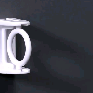 Ring Gantungan Tiang Tempelan Bracket 360° Cantolan Dapur Kamar Mandi Gantung Tongkat Ajaib Serbaguna Multifungsi