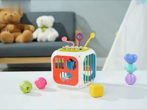 7in1 Rainbow multifunction Shape Sorting Baby Montessori Learning Educational Toys pull string Mainan Bayi 6m婴幼儿塞塞乐7合1拉拉乐早教蒙特梭利玩具