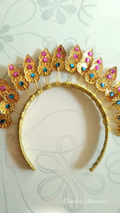 Aksesoris Tari Bugis: Bando Adat Bugis & Mahkota Tari Cantik