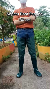 Sepatu Boots Petani Panjang 80cm: Solusi Tahan Air & Nyaman