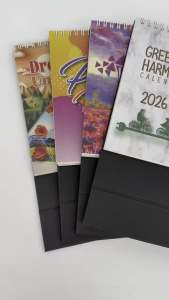 Year 2026 Premium Table Calendar 15 sheets Malaysian Kalendar Meja Desktop Flip Calendar Public & State Holiday DTC