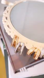 Anting Wanita Anti Karat Lapis Emas Aksesoris Korea Fashion Perhiasan Jepit CXB9112023