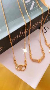 Kalung Wanita Fashion Perhiasan Emas Nama Dewasa Aksesoris Rantai CXB992023