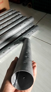 Saringan Knalpot Borboran Universal Inlet 38 Ke 50 Lubang 4x3 Panjang 40cm