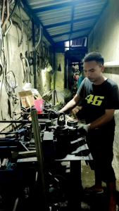 Leheran knalpot jupiter mx model original lekukan presisi bahan tebal berkualitas