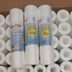 Sediment Filter Air Catridge/ Spun/ Penjernih air NANO FILTER 10 INCH 0.10 MICRON (AL325)