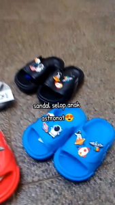 Sandal Selop Anak Karakter Astronot 24/30