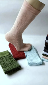 6 PASANG KAOS KAKI JEMPOL EMBOSS DEWASA L