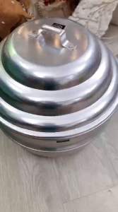 Xửng hấp bánh bao hấp xôi bằng nhôm Thanh Hiền không kèm vỉ đủ size từ ( 22cm - 46cm)- dụng cụ nhà bếp