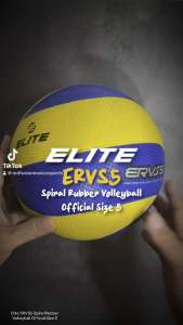 Elite ERVS5 Spiral Rubber Volleyball Official Size 5