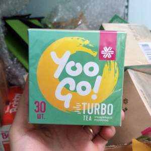 [FREESHIP + QUÀ TẶNG ] Trà thảo mộc Yoo Go Turbo Tea siberian Hỗ trợ giảm cân cải thiện hệ tiêu hóa - hộp 30 gói