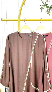 Gamis Arabian / Gamis seragaman /Abaya Arab Bahan Jatuh Lembut