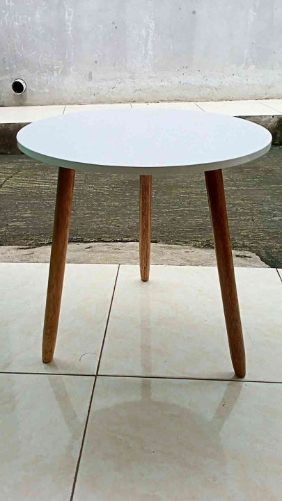 Meja bulat 40cm  minimalis / Meja bulat sudut ruangan / Round Table