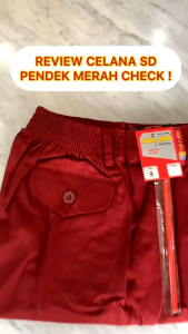 Celana sekolah Dasar - Celana merah - celana Hitam - celana Pramuka celana MI ( madrasah ibtidaiyah)- Celana Putih Pinggang Pakai Karet Baca deskripsi