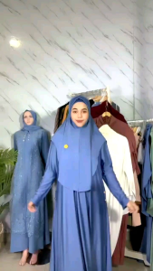 {MEISYA} ABAYA MILEA SERIS 3 SLIM MAYUNG ALINE FREE HIJAB DAGU MALAY DAN CIPUT