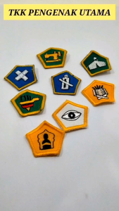 Atribut Pramuka TANDA KECAKAPAN KHUSUS SKK - TKK PENEGAK UTAMA