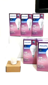 Paket 4 Pcs Bola Lampu PHILIPS LED Bulb 19 watt 19w Putih