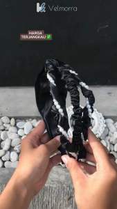 Bando Korea Bandana Headband Varta Kuat Lentur Nyaman Empuk Cantik Dewasa Asesoris Wanita Hiasan Rambut by Velmorra