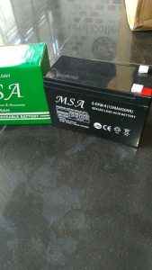 AKI BATTERY 8 AH MSA HITAM / AKI TANGKI SEMPROT / AKI MOBIL MAINAN / AKI BATTERY BATRE ACCU SPRAYER ELEKTRIK
