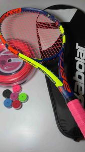 RAKET TENIS BABOLAT AERO LITE FAIR LADY FULLSET SIAP SMASH FREE GRIP CADANGAN