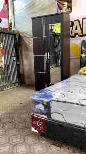 PAKET KAMAR MURAH KOMPLIT LEMARI 2 PINTU MEJARIAS TEMPAT TIDUR