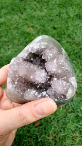 🌹Natural Uruguay Purple Crystal Amethyst Cluster 400g🌹天然乌拉圭紫水晶镇/紫晶簇/招财原石摆件 400克【花柱】