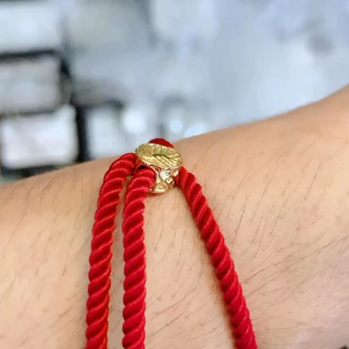 Gelang serut nama titanium Silver & Gold tali pandora real picture